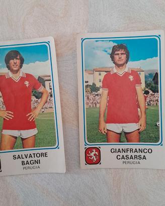 Coppia di Figurine  Panini 1978-79 PERUGIA
