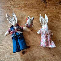 Conigli vintage da collezione 