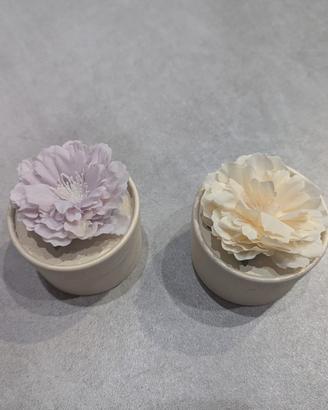 scatoline per confetti rosa e beige