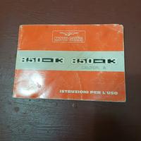 Moto Guzzi libretto di manutenzione 