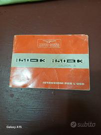 Moto Guzzi libretto di manutenzione 