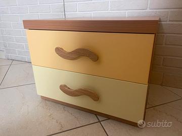 Comodino cameretta giessegi