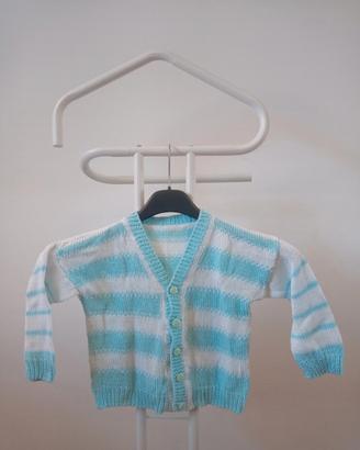 Cardigan fatto a mano 