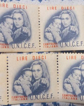 bolli Campagna Italiana UNICEF 