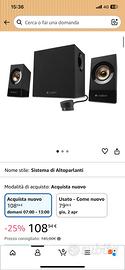 Logitech Z533 cassa con subwoofer- impianto audio