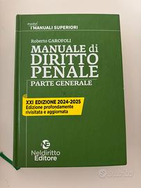 Manuale Diritto Penale Garofoli 2024 2025