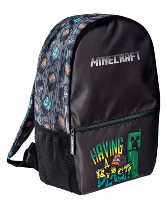 Zaino Grande bambino Minecraft Scuola ufficio 40cm