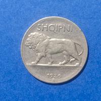 Coin Moneta Regno Albania 1/4 leku del 1926