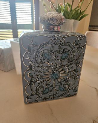 HERVIT BOTTIGLIA PORCELLANA BYZANTIUM BLU