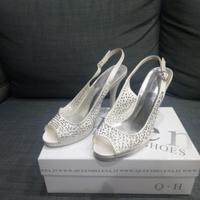 Scarpe da sposa con brillantini