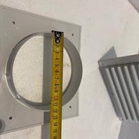 griglia PVC Areazione CON IMBOCCO