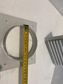 griglia PVC Areazione CON IMBOCCO