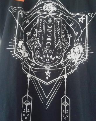 T-shirt Maglia Maglietta Donna S Esoterico Mistico