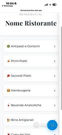 Gestionale Ordini QR Code - Menu Digitale + Monito