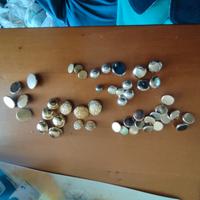 bottoni vari. color oro