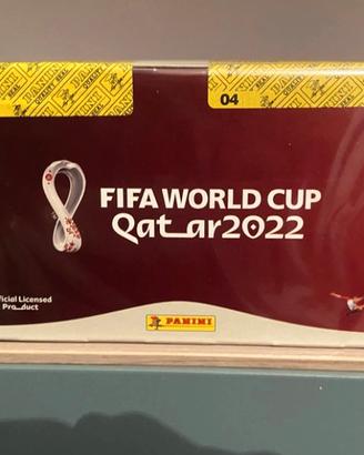 Box 120 bustine Qatar 2022 panini sigillata