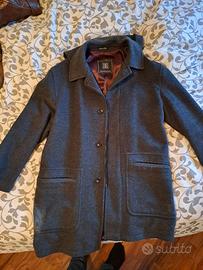 Giacca in pelle e cappotto in lana