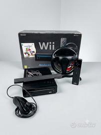Console Nintendo Wii nera - Bundle Mario Kart Pack