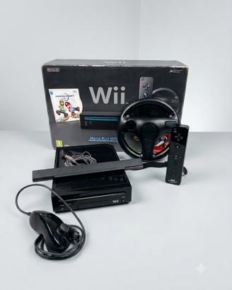 Console Nintendo Wii nera - Bundle Mario Kart Pack