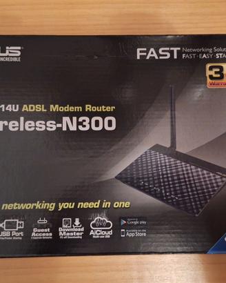 Router Asus DSL-N14U Wireless-N300 ADSL - 2 di 3