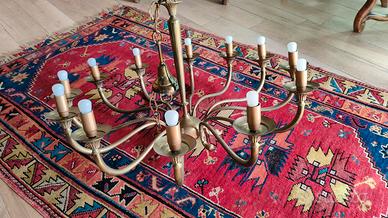 lampadario in ottone 