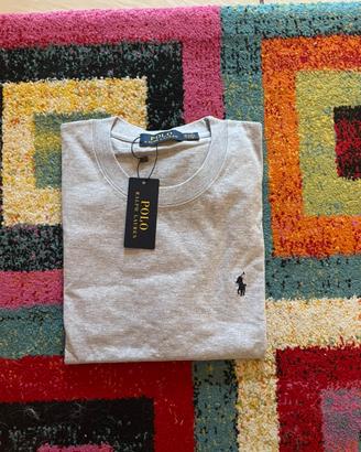 T shirt polo ralph lauren grigia taglia M