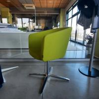 Coppia di sedie design - Club Bene - colore verde