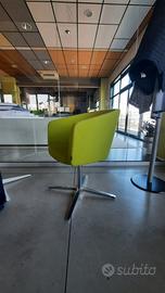 Coppia di sedie design - Club Bene - colore verde