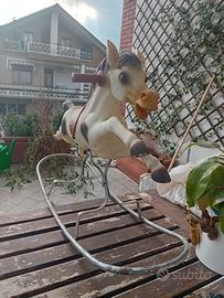 Cavallino a dondolo vintage CANOVA anni 70