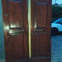 portoncino di legno a 2 ante