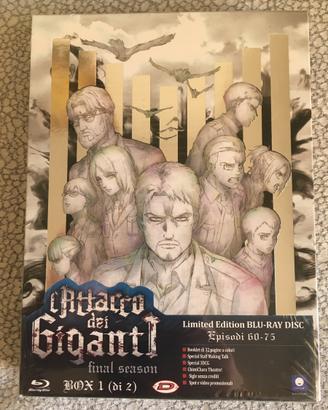 Attacco dei Giganti Stg. 4 Box 1 Limited Blu ray