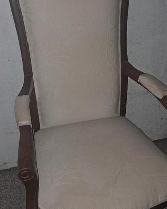 SEDIA ANTICHE VINTAGE MOD. VOLTAIRE FRANCESE 1800