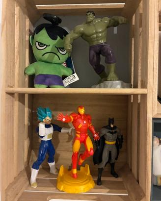 Set action figure peluche marvel dragon ball