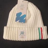 Cappello Berretto Milano Cortina 2026 Bianco Nuovo
