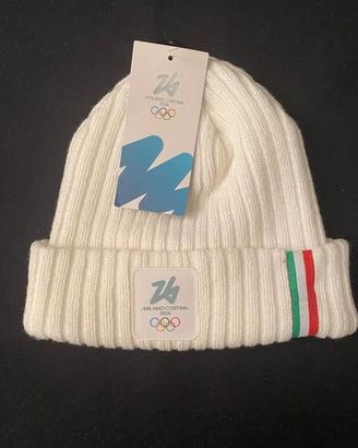Cappello Berretto Milano Cortina 2026 Bianco Nuovo