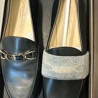 Mocassini pelle neri Giorgio Armani