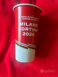 3 Bicchieri in alluminio Coca-Cola Olimpiadi