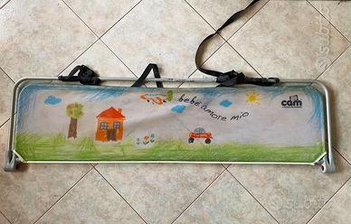 Sponda letto/barriera "CAM" + giochi bimbi CHICCO.