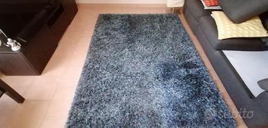Tappeto blu simil pelo