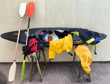 Kayak Piranha Acrobat 270 + attrezzatura