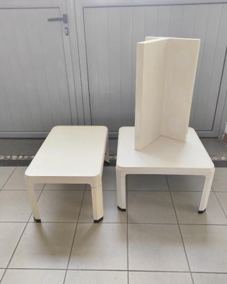 Kartell 2 Tavolini A. Rosselli + 1 Mensola Siard