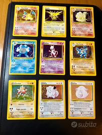 Set 89/102 (9 holo) carte set base ita near mint