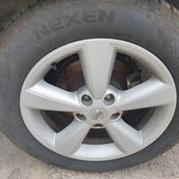 4 Cerchi in lega R17 nissan qashqai anno 2011 j10