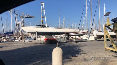 Barca SOLING BIANCHI & CECCHI con carrello BALBI