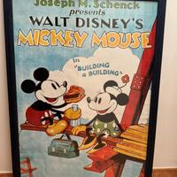 Quadri Locandine Cartoni Disney Cars e Topolino
