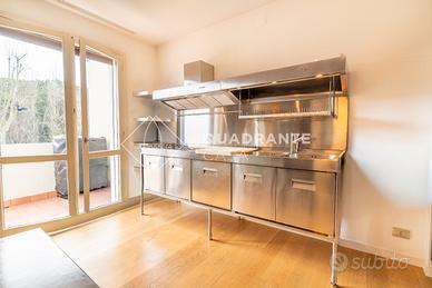 Cucina in acciaio Arclinea 