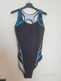 Costume intero Shein tg.L blu e azzurro