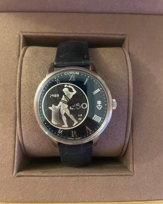 Orologio Corum Heritage Vulcano 50 lire argento