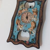 Orologio decorativo in poliresina  con angeli 