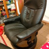 Poltrona STRESSLESS EKORNES CONSUL M + POGGIAPIEDI